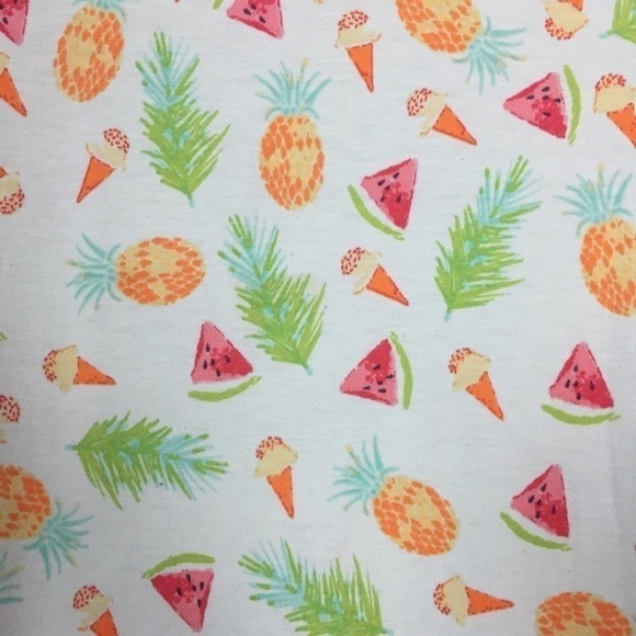 𝅺lularoe Summer Fruit Irma Oversized High Low Tunic - Picture 4 of 12